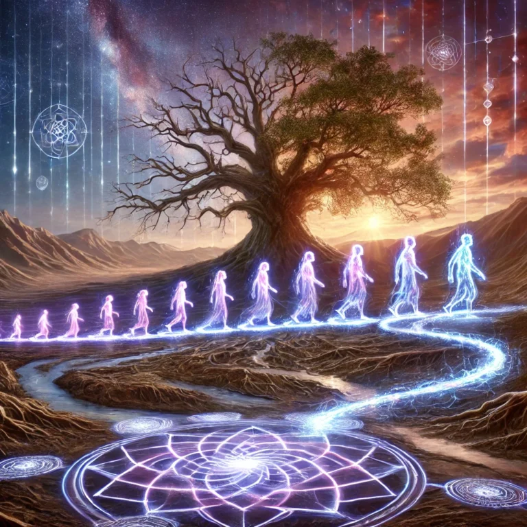 ancestral karma visualisation - visualisation